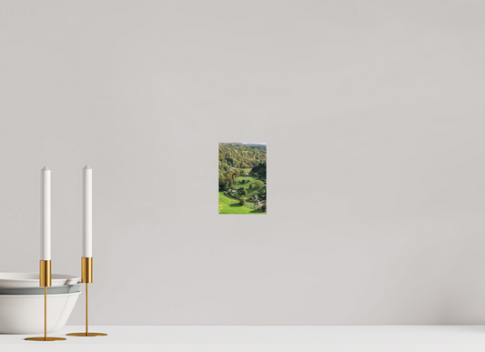 Tranquil Landscape from Belgian Ardennes - Nature-Inspired Rustic Decor Print