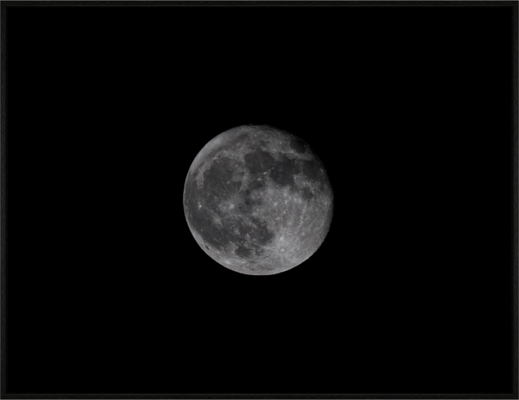 Enchanting Full Moon Wall Art Print, Celestial Decor Print on Premium Paper