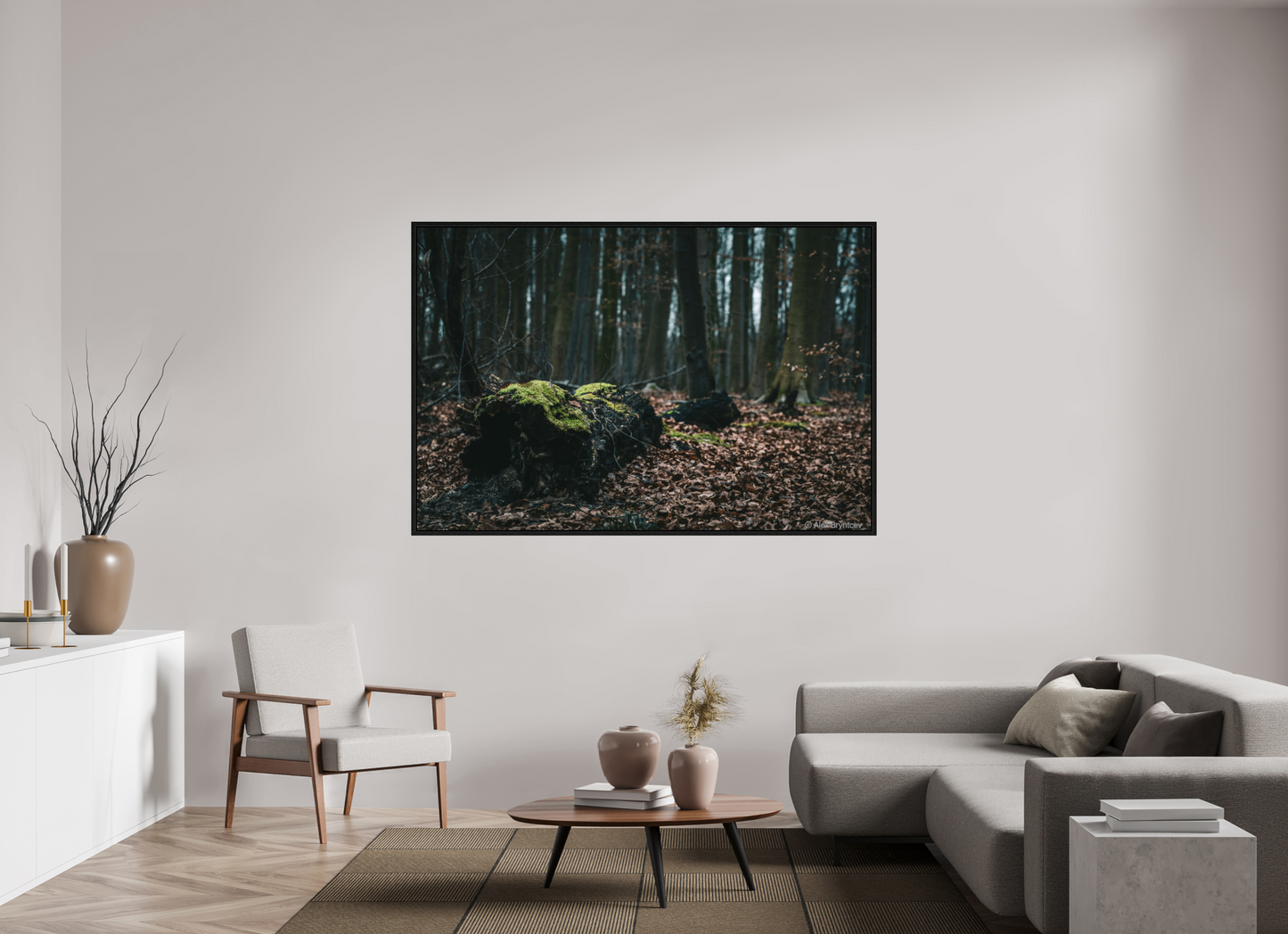 Enchanting Forest Floor Print Woodland Photography Art Wall Decor