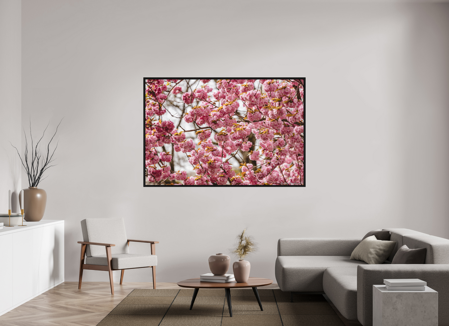 Captivating Cherry Blossom Print, Premium Art, Multiple Sizes Available