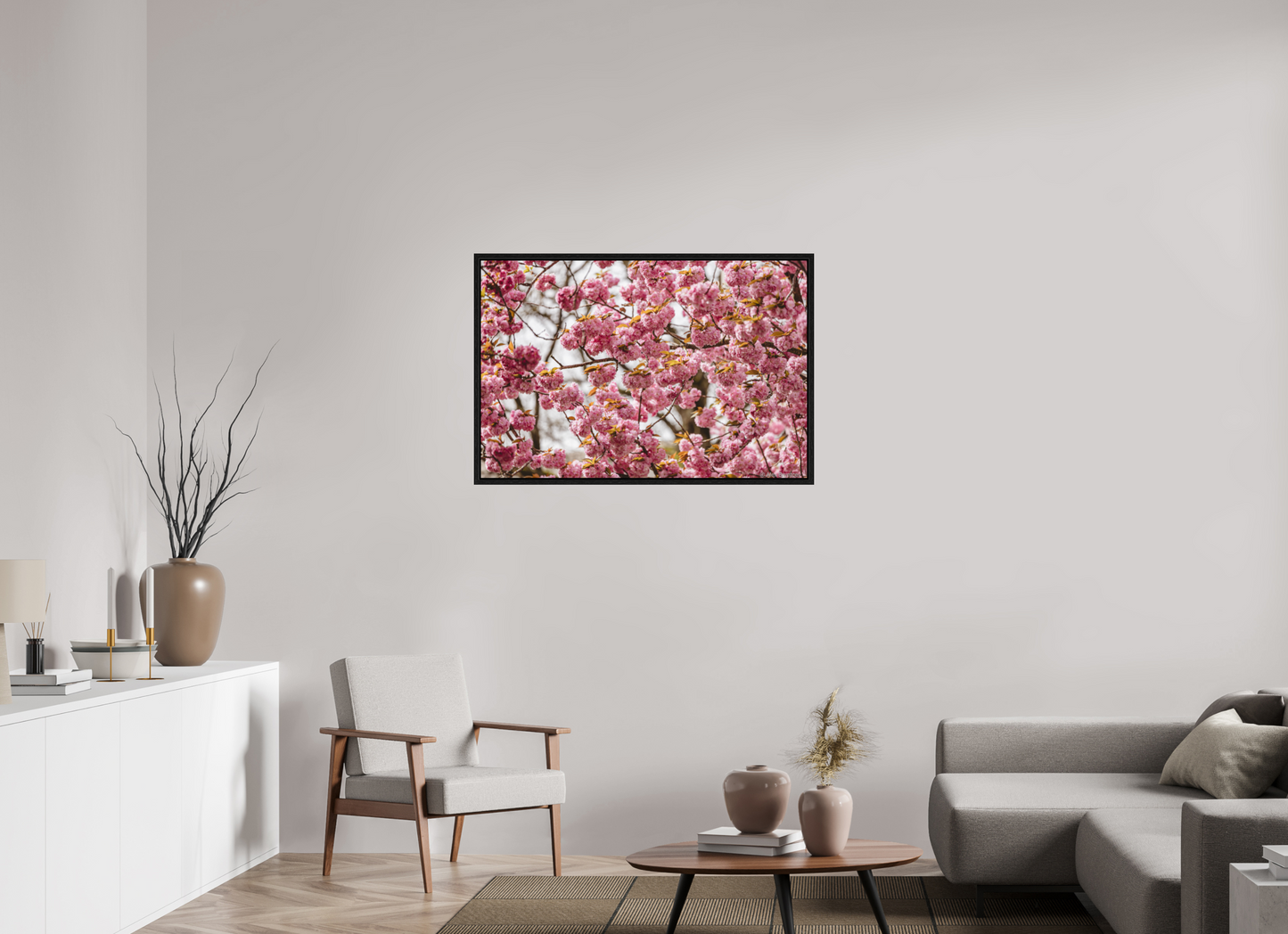 Captivating Cherry Blossom Print, Premium Art, Multiple Sizes Available