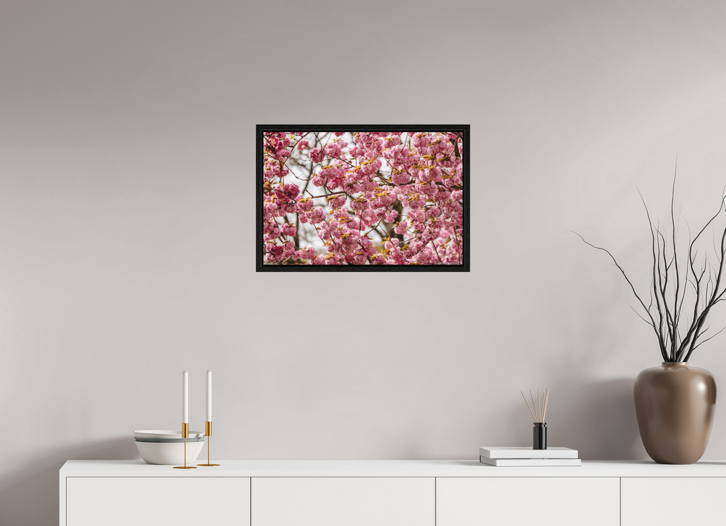 Captivating Cherry Blossom Print, Premium Art, Multiple Sizes Available