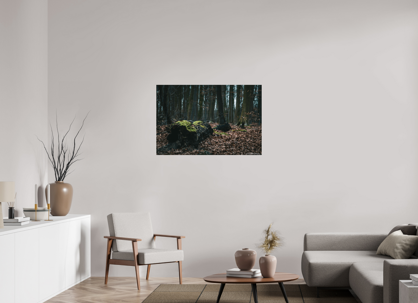 Enchanting Forest Floor Print Woodland Photography Art Wall Decor