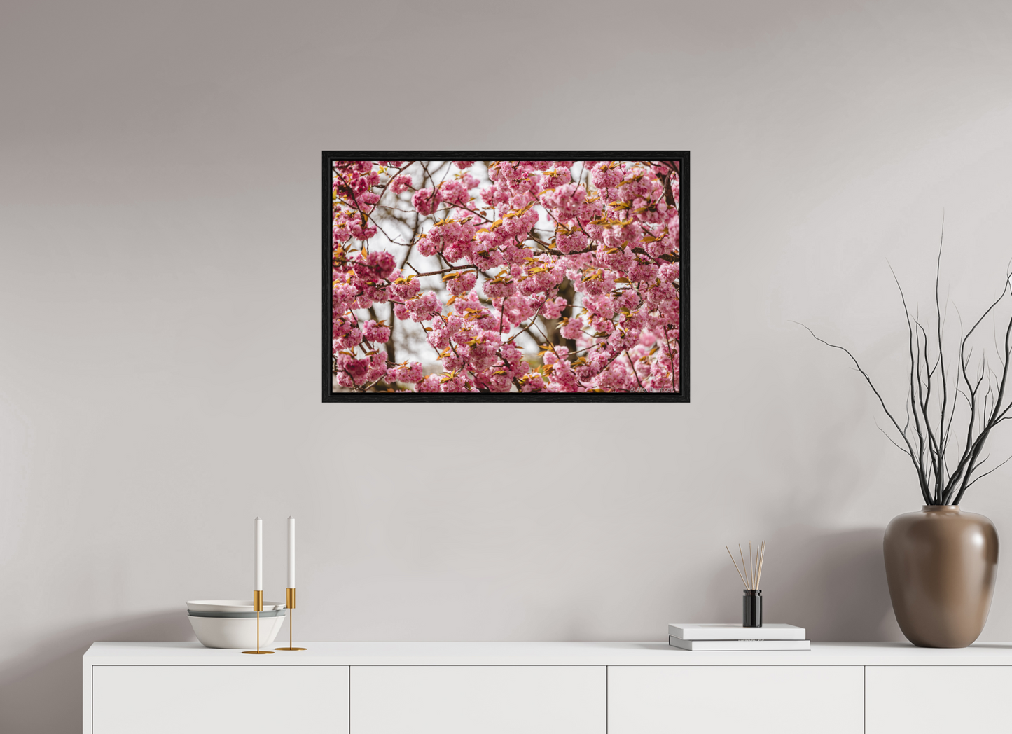 Captivating Cherry Blossom Print, Premium Art, Multiple Sizes Available