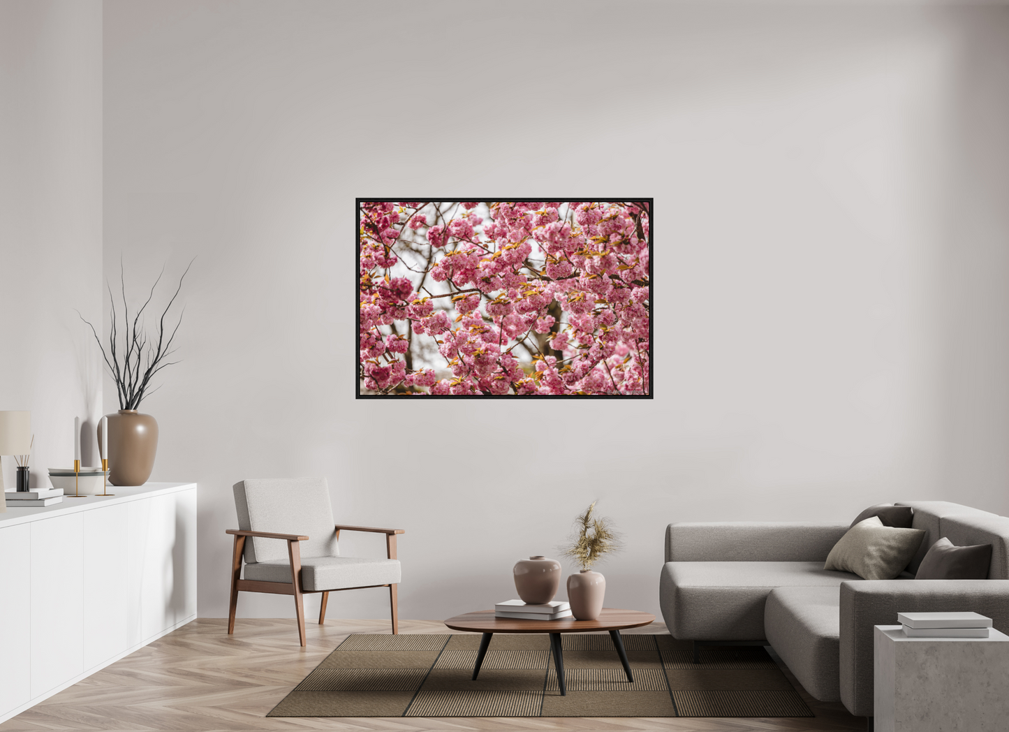 Captivating Cherry Blossom Print, Premium Art, Multiple Sizes Available