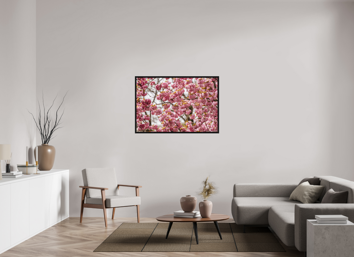 Captivating Cherry Blossom Print, Premium Art, Multiple Sizes Available