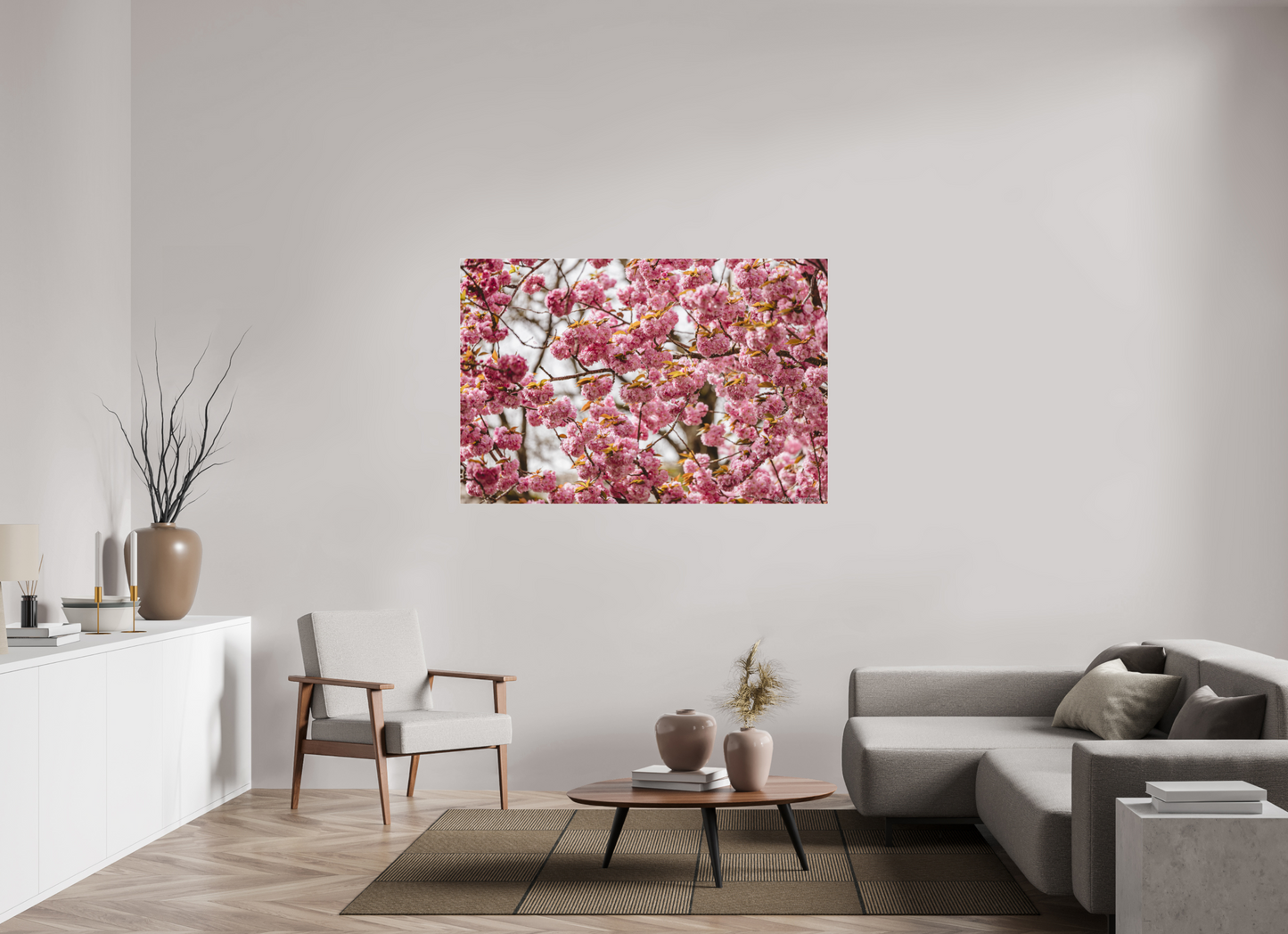 Captivating Cherry Blossom Print, Premium Art, Multiple Sizes Available
