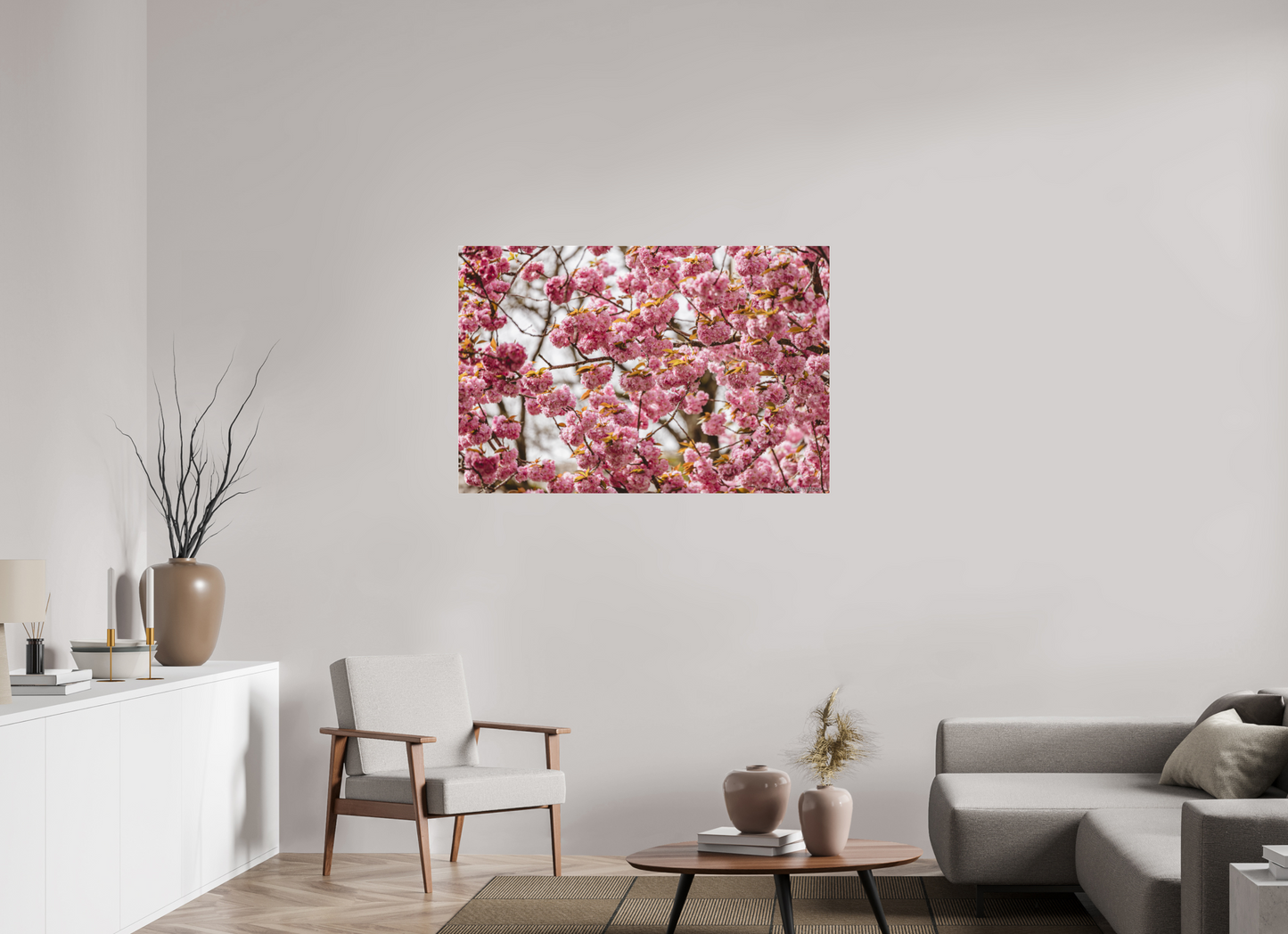 Captivating Cherry Blossom Print, Premium Art, Multiple Sizes Available
