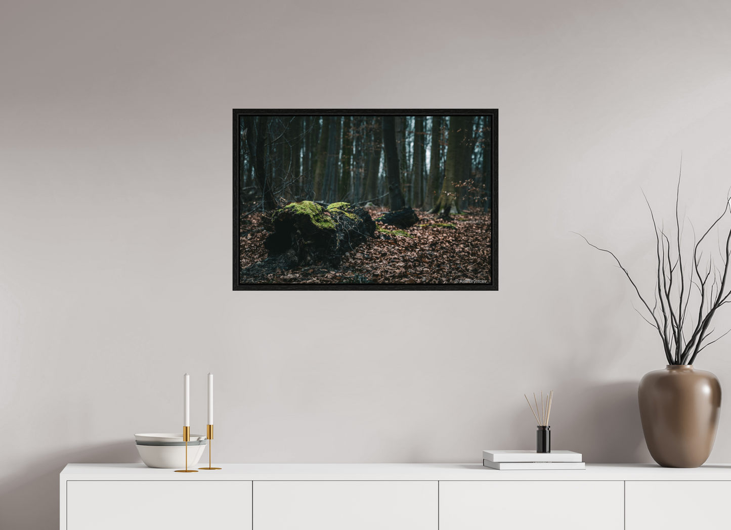 Enchanting Forest Floor Print Woodland Photography Art Wall Decor